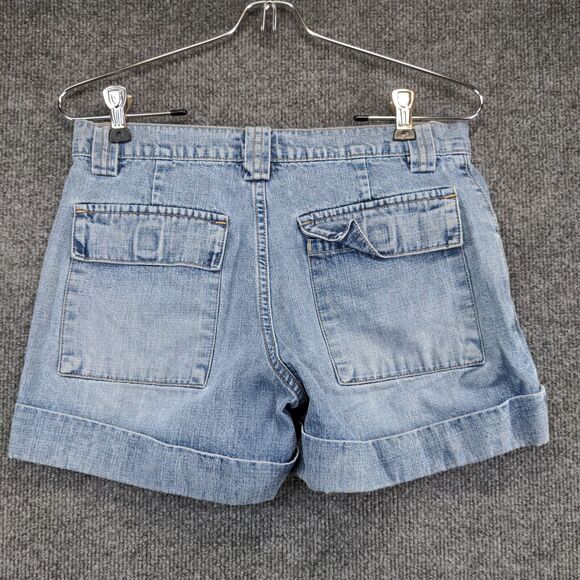 Xhilaration Womens Jean Shorts Blue Size 5 Denim Cotton Pockets Belt Loops - Picture 3 of 10